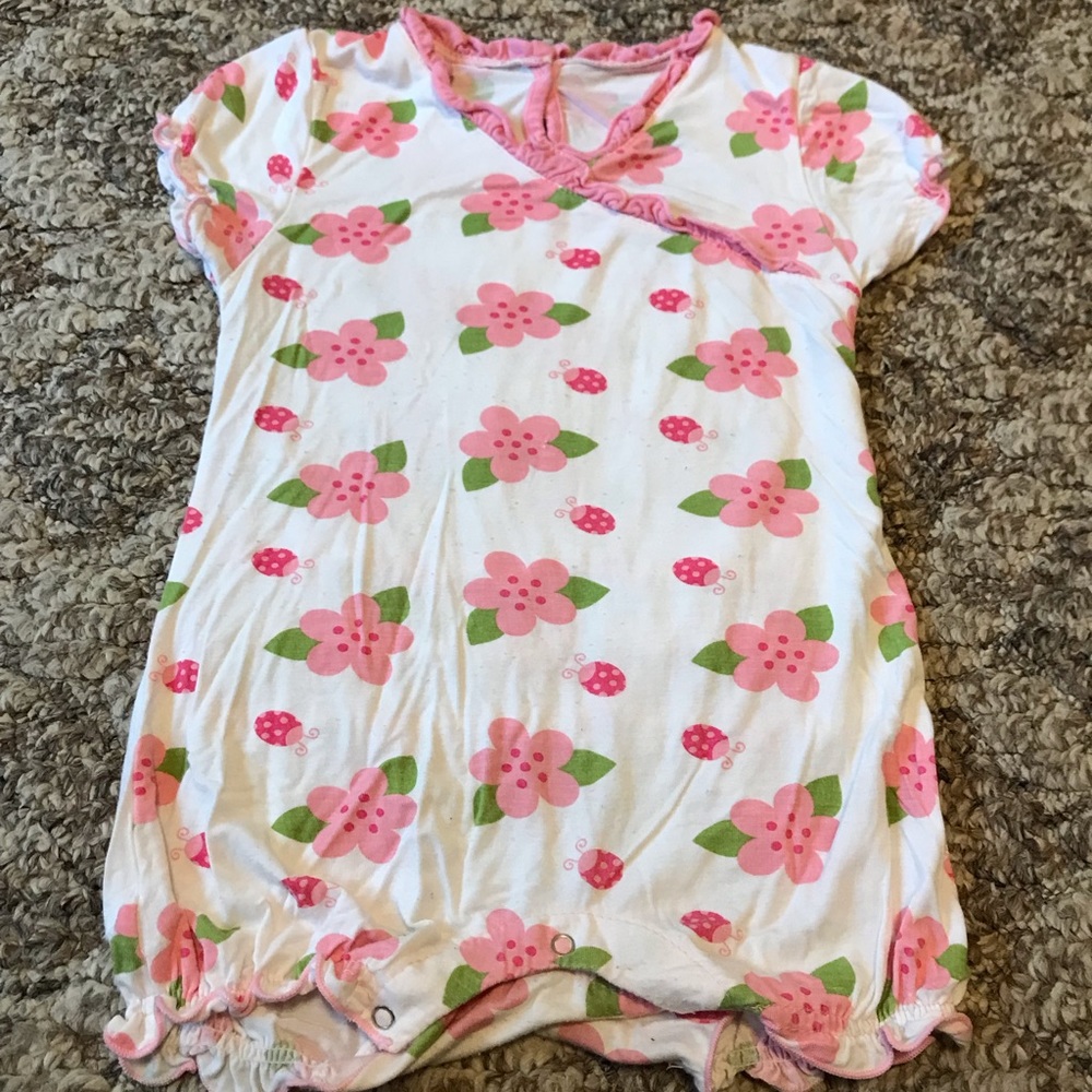 Flower/Ladybug Romper